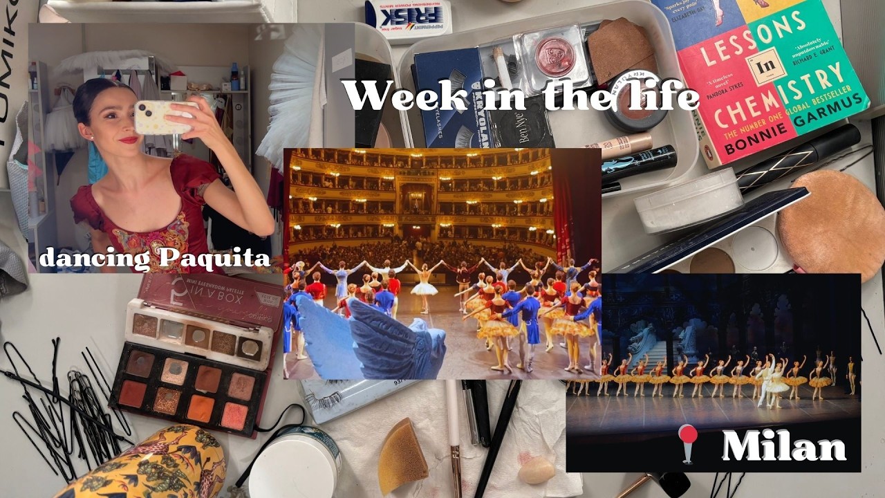 A week as a professional dancer in Milan. Paquita shows & backstage