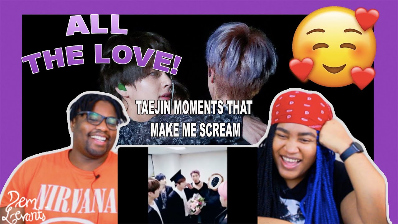TAEJIN | Moments that make me scream | BTS V AND JIN | REACTION