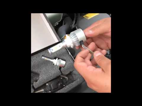 LASFIT 2014 Lexus es350 LED Headlight Bulb Low & high beam installation