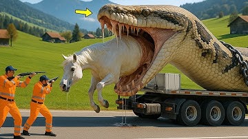 Brave Heroes Saves Autistic Horse from Giant Python Deadly Coils🦄🐍