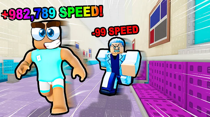 Every Second +1 SPEED to escape Roblox Hospital...