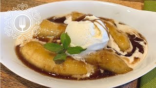 Postre de Platano Caramelizado / BANANA FOSTER