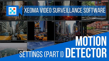 Motion Detector: Settings - Xeoma Video Surveillance Software (Part 1)