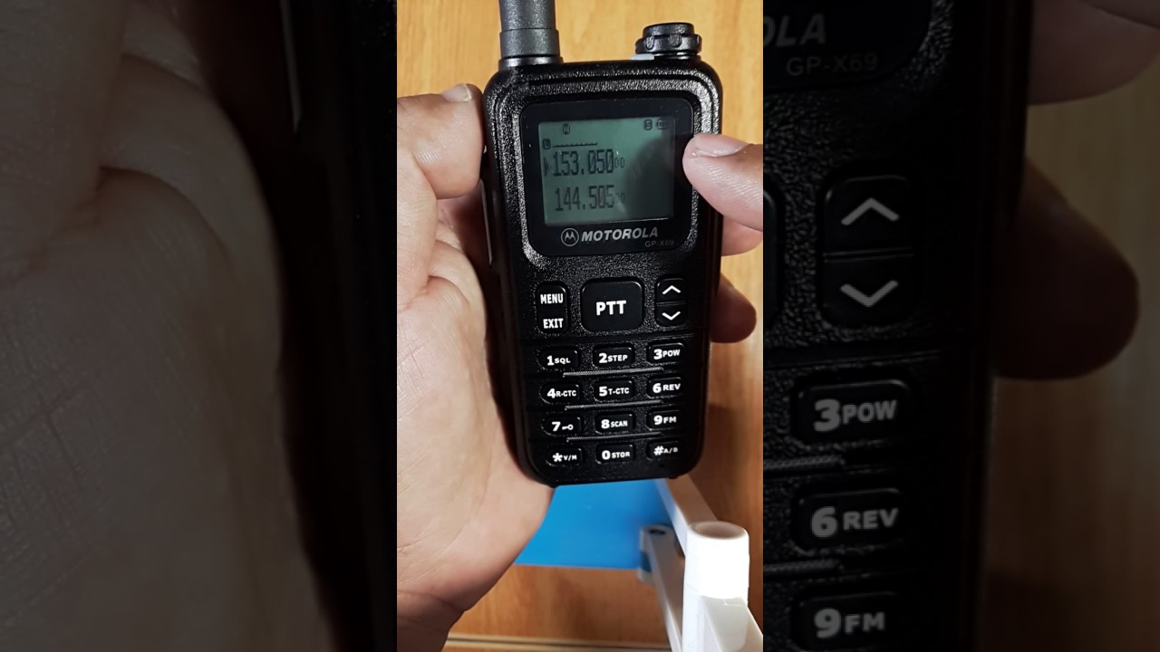 การบันทึกช่อง MOTOROLA X69