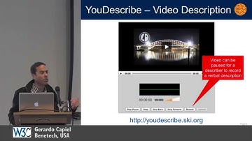 Annotation as a Tool for the Blind & Vision Impaired ~ Gerardo Capiel @ W3C Web Annotations Workshop
