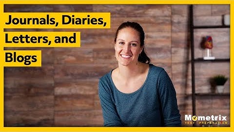 Journals, Diaries, Letters, and Blogs