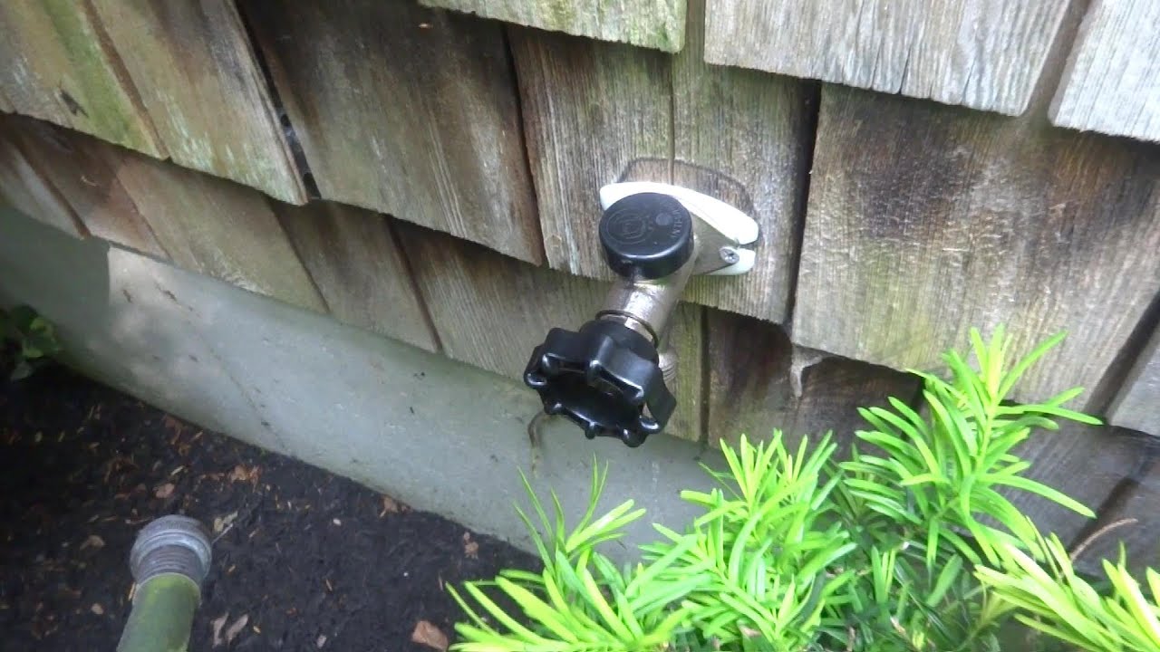 HOW TO REPLACE OUTSIDE SILL FAUCET - YouTube