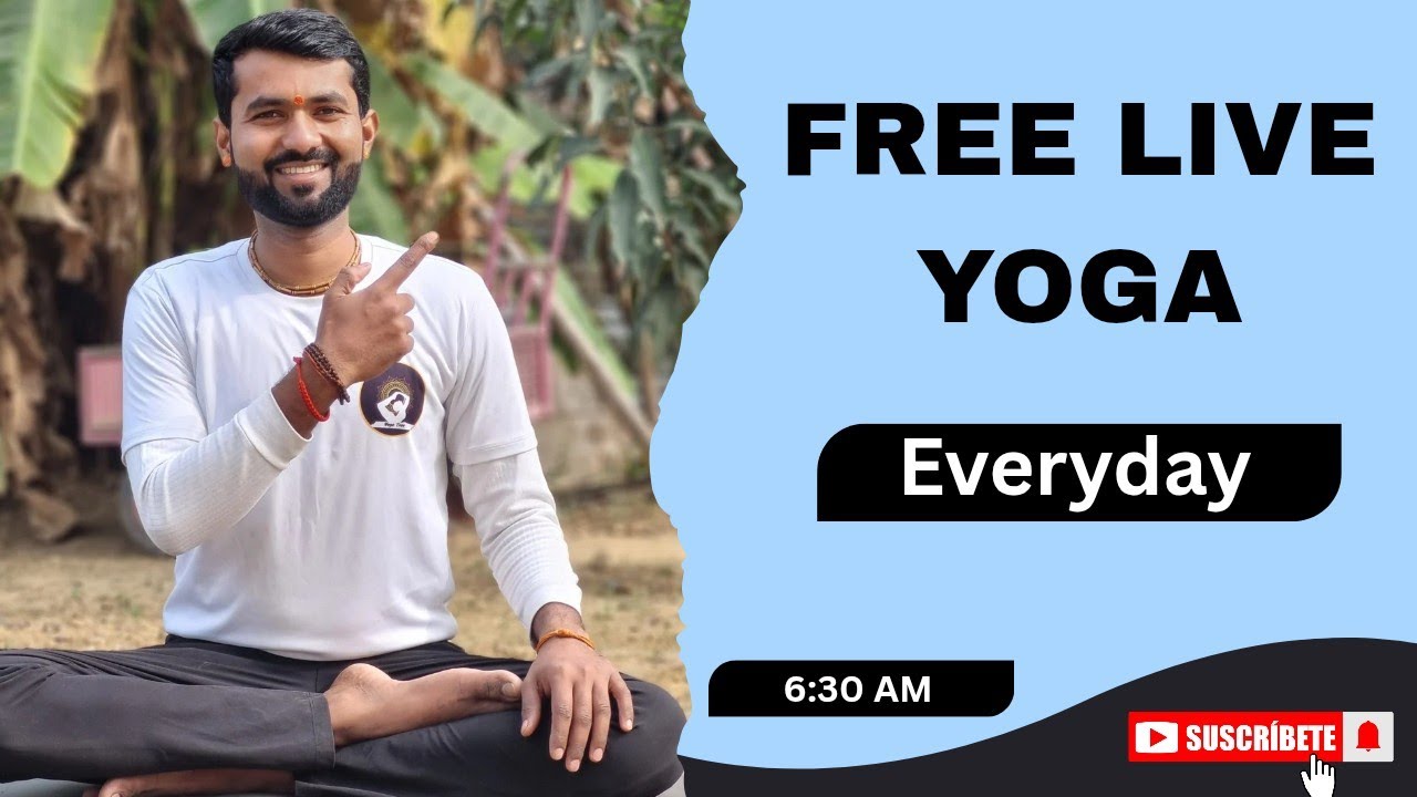 Daily Free Live Yoga Class | Morning Yoga | Join Now at 6:30 AM