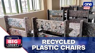 500 chairs made of plastic waste donated to public schools 