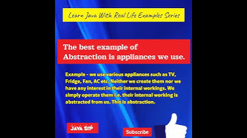 Abstraction- Real Life Example 🖥📱@javasip-official