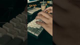 AKKO CS SPONGE + Rexus M71Pro  #akko #gateron #switch #keyboard #soundtest #asmr #shorts