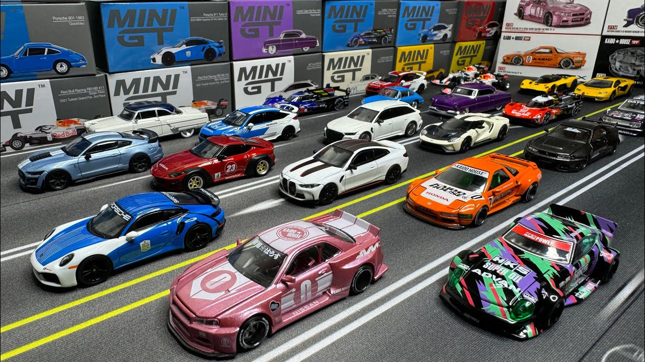 Lamley Unboxing: Let's open 22 brand new Mini GT & Kaido House models