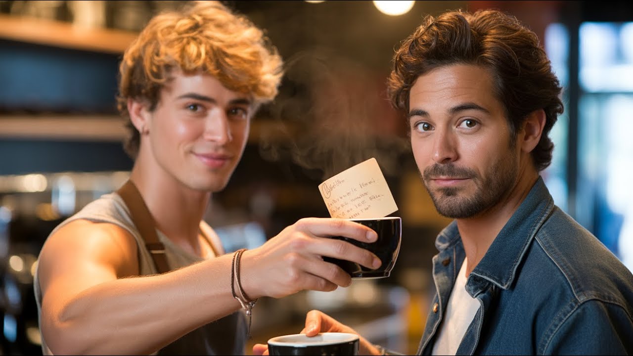 Мой бариста-натурал передал мне чашку с запиской: «Поцелуй меня, пока она не остыла».