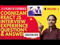 #Cognizant React JS Interview Question 3-5 year experience| #interview #reactjs #freshers