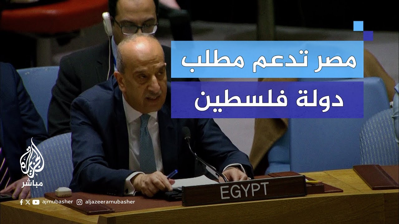 مندوب #مصر لدى الأمم المتحدة: الشرق الأوسط لن يشهد استقرارا إلا بحل القضية الفلسطينية