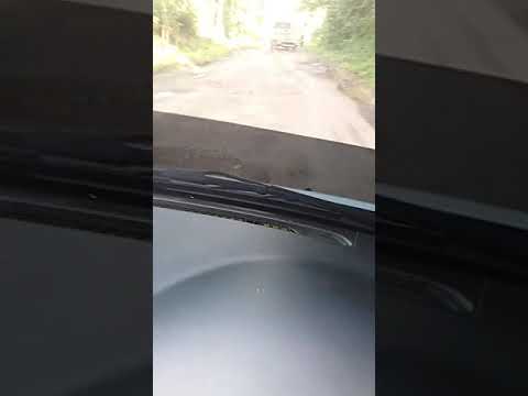 Akses Jalan Menuju Taman Nasional Ujung Kulon Rusak Parah