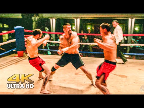 Boyka vs. the Ozerov brothers. Fighting with two at the same time. Boyka: Undisputed IV (2016)