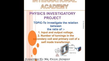 To investigate the relation between the ratio of (i) output and input voltage and (ii)number of....
