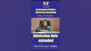GCUF Admission Updates - Fall 2025
