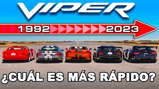 ¡Todos los Dodge Viper 🐍 LANZADOS!