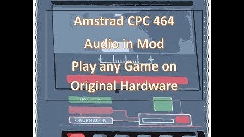 Amstrad CPC Audio In (Play any game on your Amstrad)