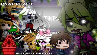 Security Breach React To Tiktok Gachaclub Fnaf, Five Night At Freddys