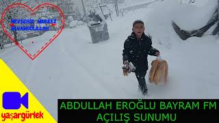 Abdullah Eroğlu  sunumu nevşehir de yağan kar farkı ile 23 Ocak 2022 Resimi
