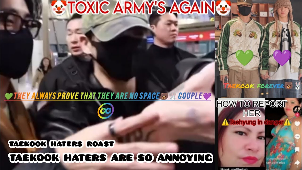 Taekook haters are annoying😭🤡but taekook always prove that what they are for eachother🐻🐰🌈 TAEKOOK ♾️