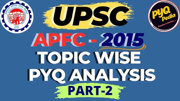 UPSC APFC 2015 Solved Paper I PART-2 I UPSC EPFO APFC 2023