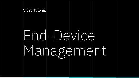 LoRaWAN Network Server - End-Device Management