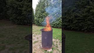 Burn Barrel Efficient Hot Burn - Yard Cleanup