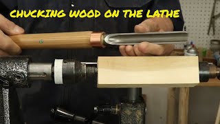 Learn How To Chuck wood Between Centers Or With A Faceplate with Sam Angelo On Learn2turnwithsam.
