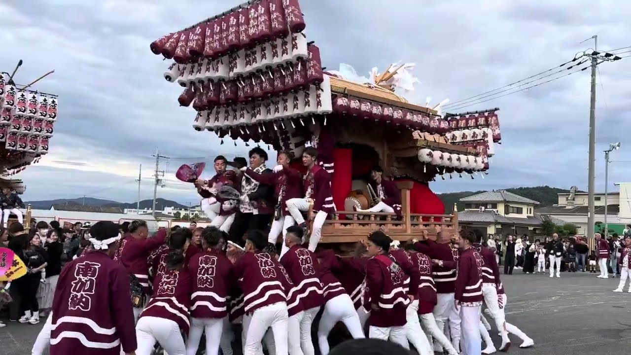 令和7年 南加納だんじり サンヨーメディカル入場