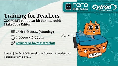 ZOOM:BIT Training for Teachers @ RERO EDUCATORS CONFERENCE 2022