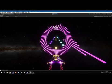 Unity rhythm game prototype #2 | Procedural generated levels from any mp3 file