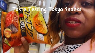 Snack Shopping \& Taste Testing in Tokyo Japan|| Craving Poetry