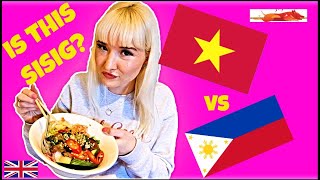 Foreigners compare Filipino and Vietnamese food in London!!