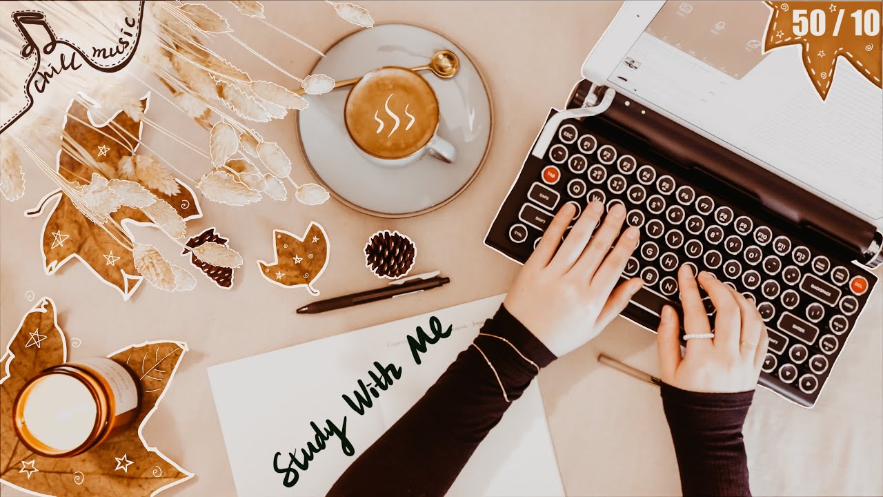 Study With Me With Music 3 Hours Real Time Pomodoro Study Session Youtube