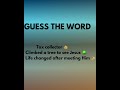 Can you guess the Bible word from these clues? 😇Watch till the end and comment your answer! 👇