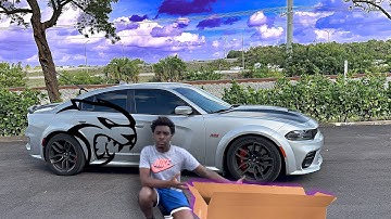 INSTALLING REAR DIFFUSER ON MY WIDEBODY SCATPACK CHARGER!!