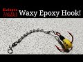 apling epoxy fishing hook Diy Super glow Waxy epoxy hook tutorial used for ice fishing / vertical  jigging. Dropper hook add on