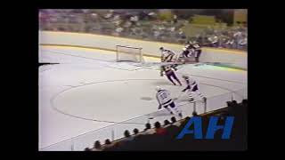 NHL Jan. 29, 1983 Rick Vaive,TOR v Craig Ramsay,BUF (hit) Toronto Maple Leafs Buffalo Sabres