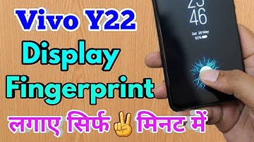 vivo y22 fingerprint lock | vivo y22 me display fingerprint lock kaise lagaye