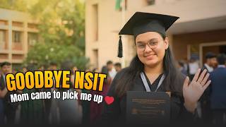 Goodbye NSIT | End of College Life🥹👩🎓
