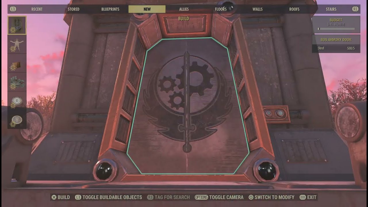 Fallout 76 | Brotherhood Armory | Really Cheap in the Atom shop, only until tomorrow. A Nice Camp!