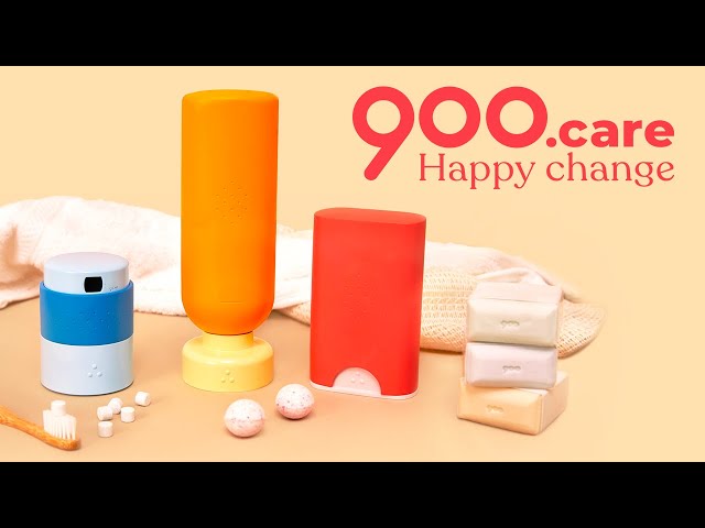 🌍 900.care, produits de salle de bain à recharger par 900.care