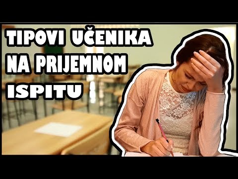 TIPOVI UČENIKA NA PRIJEMNOM ISPITU  - Marija Stupar