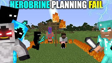 HEROBRINE VS ZEROBRINE BIG FIGHT 😱 ENTITY 606 & ZEROBRINE ATTACK | 🔥 @MiraniGamer ​@TeddyGaming