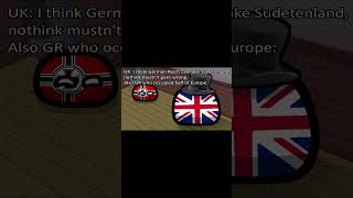 UK: I think German Reich can take Sudetenland #shorts #countryballs #animation #ww2 #history #memes