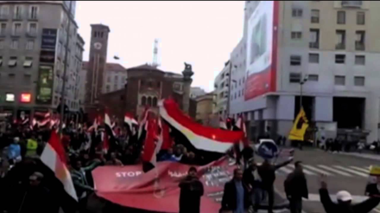تظاهرة مناهضة للانتخابات البرلمانية تجوب مدينة ميلانو الإيطالية